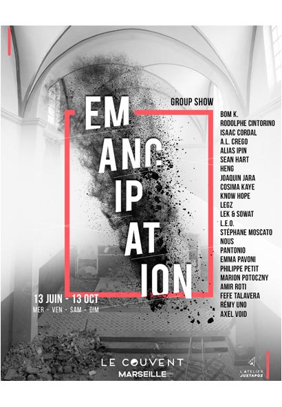 REMY UNO & HENG à l'exposition EMANCIPATION jusqu'au 13 octobre 2018
