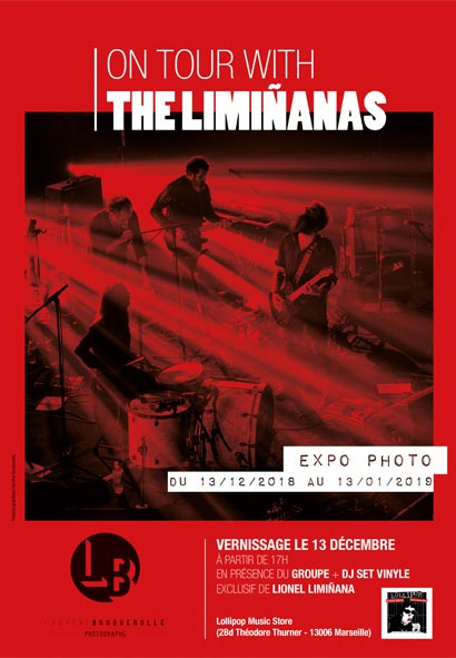 Exposition Photo "On Tour With The Limiñanas "  jusqu'au 13 janvier 2019